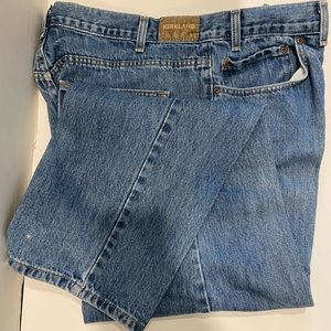 Men’s Kirkland Signature Cotton Blue Jeans, 5 Pockets, 40x 32